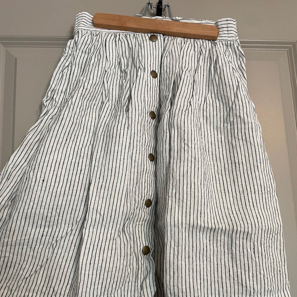 Not Perfect Linen | S Striped Marseilles skirt